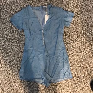 Zara DENIM Romper